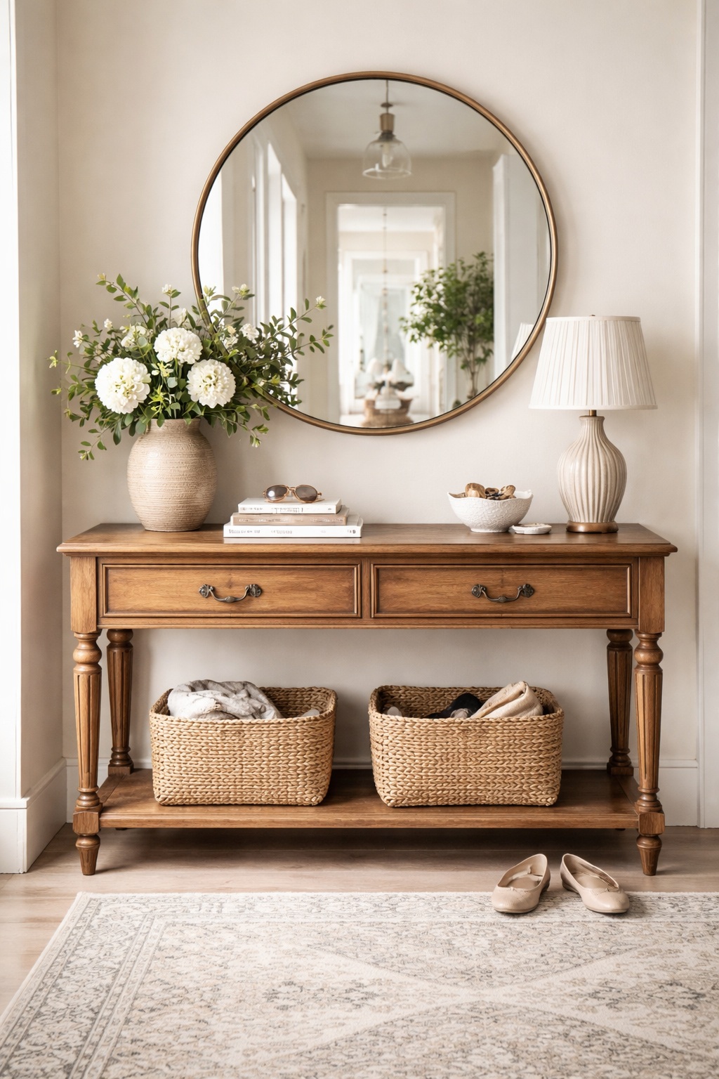 The Entryway Edit:Â 5 Designer Tricks for Small Scandi-Neutral Entryways